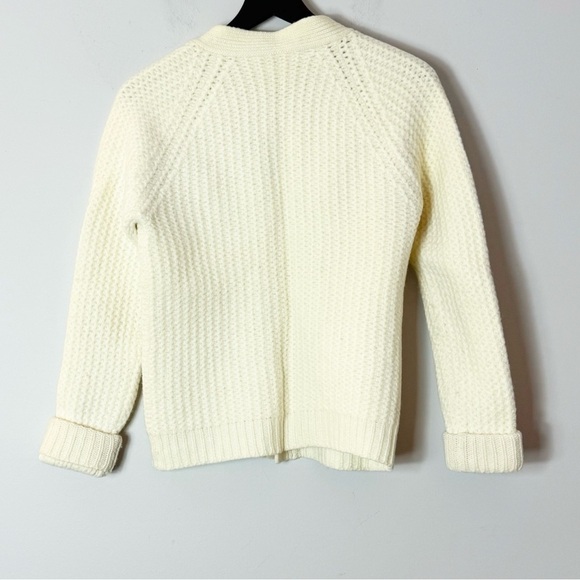 Vintage Wool Hand Knitted Cardigan Sweater - Picture 6 of 11